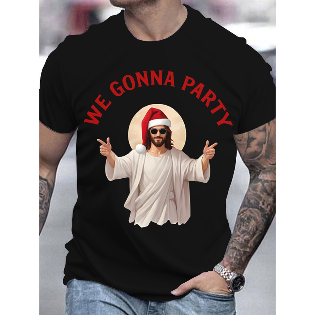 [Camiseta Premium em Algodão Puro]GXG Camiseta Masculina Michael Myers "Have a Killer Christmas" Horror Natalino Estampa