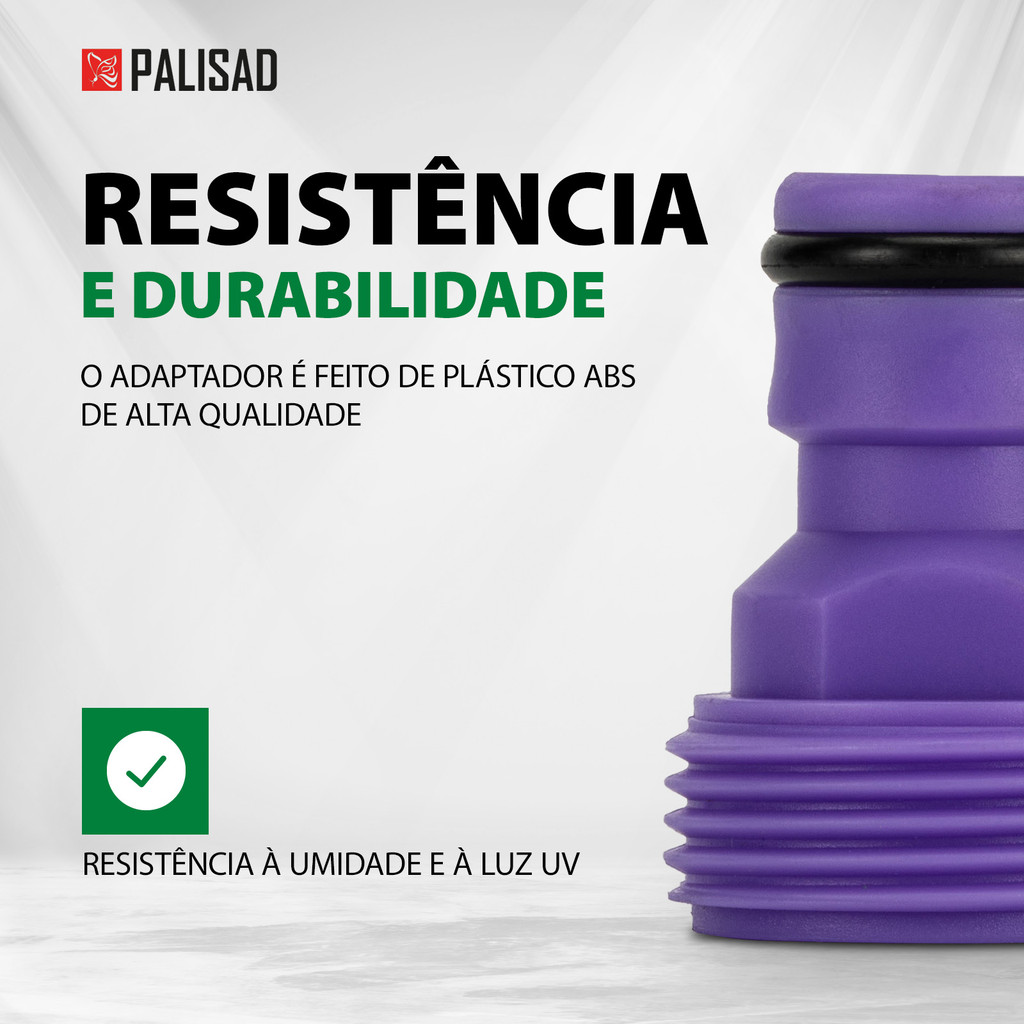 CONECTOR DE MANGUEIRA, MACHO, 3/4POL., 1PC // PALISAD · foto 2