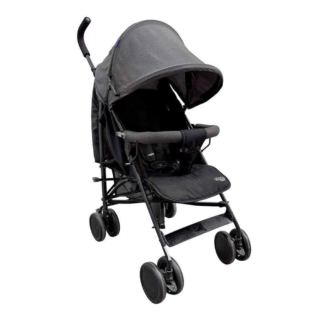 Carrinho de Bebê Guarda Chuva Hobby Cosco Kids Preto 0-15kg