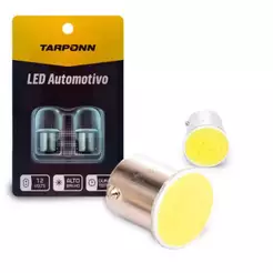 Par de Lâmpadas LED 67 Ba15S-COB-12C 1 Polo 12v 6000k Tarponn - TP-5037