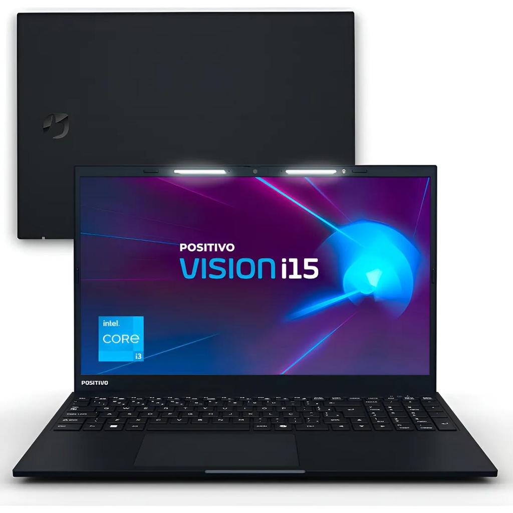 Notebook Positivo Vision i15M 15.6'' FHD Intel I3-N300 8GB 2 em Oferta na Shopee