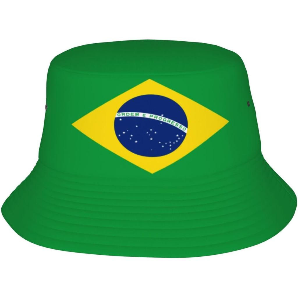 Chapéu balde bandeira do Brasil