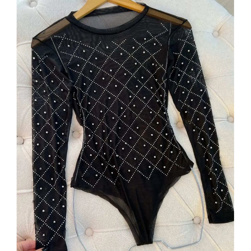 Bory Tule Feminino Pedraria Luxo