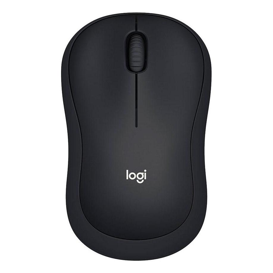 Mouse Sem Fio Logitech M220 Silent Preto, 1000dpi, Silencioso, 3 Botões, Leve, Ergonômico 910-007482