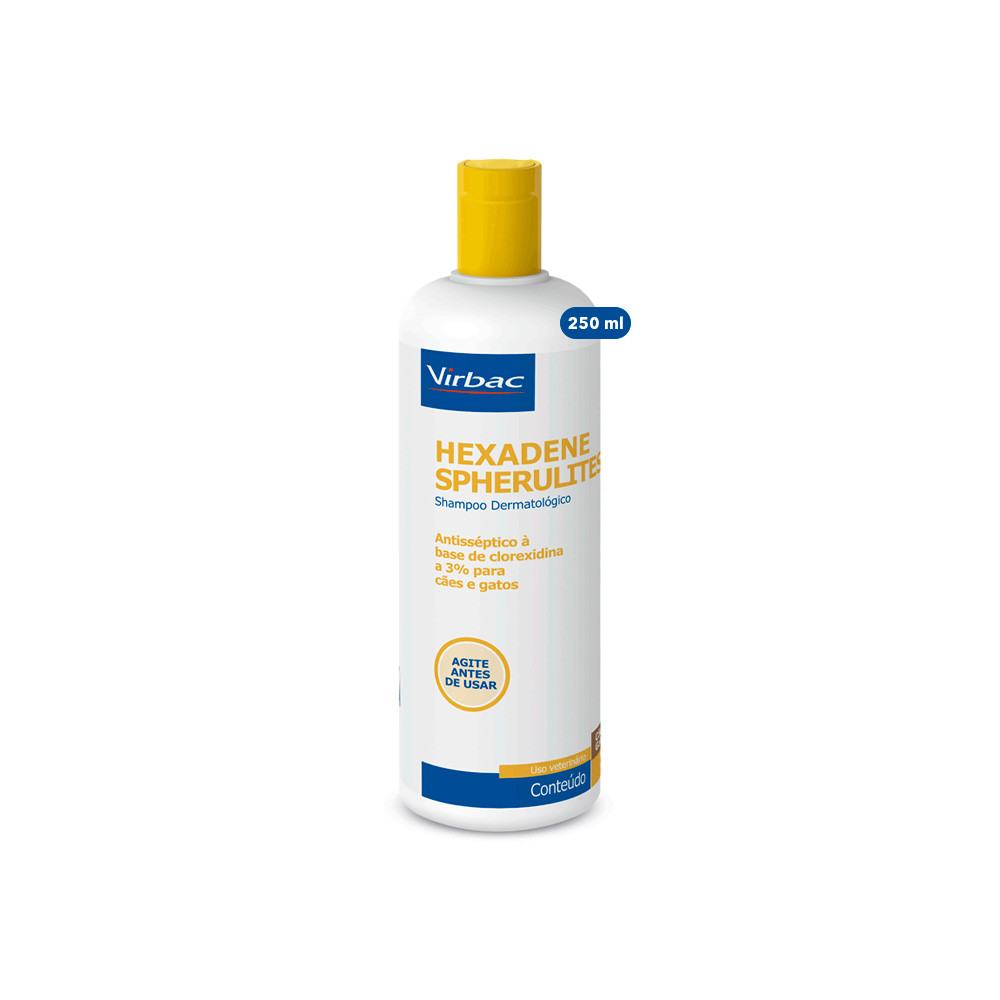 Shampoo Hexadene Spherulites 250ml para Cães e Gatos
