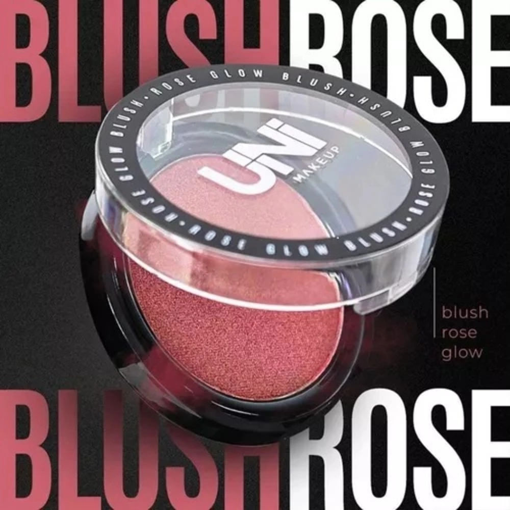 Blush Efeito Glow Unimake em Oferta na Shopee