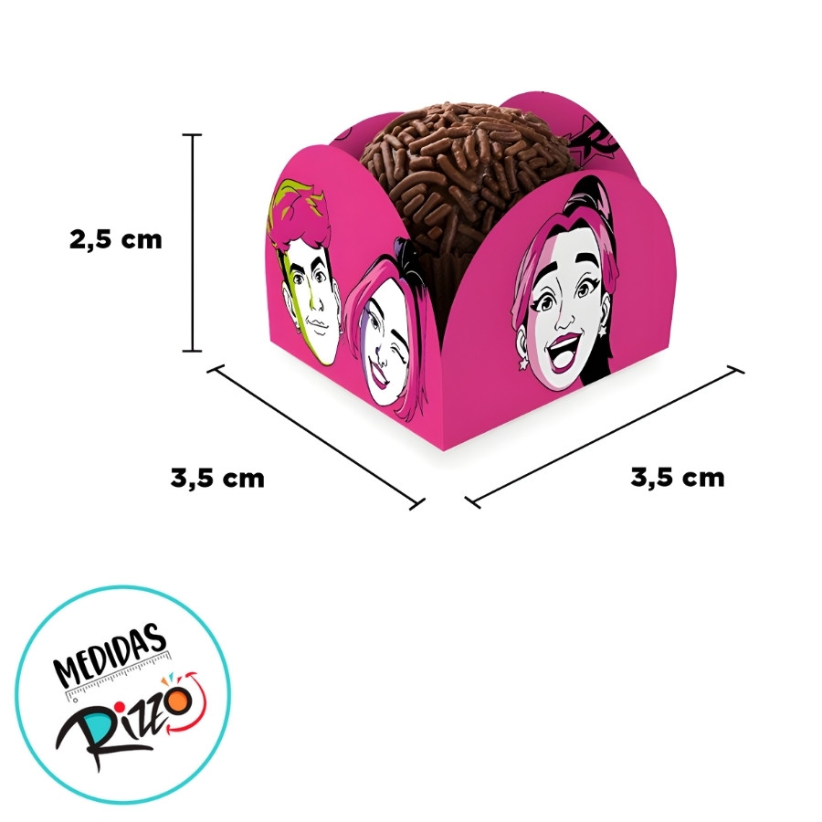 Porta Forminha - Emilly Vick e dos Rosa - 3,5x2,5cm - 50 unidades - Regina - Rizzo