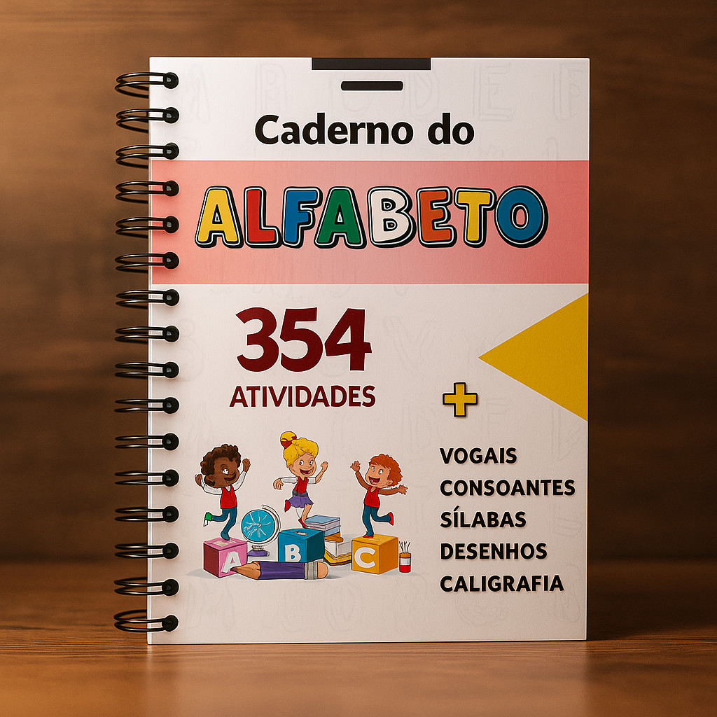 Apostila de Alfabetização Infantil 354 Atividades em Oferta na Shopee