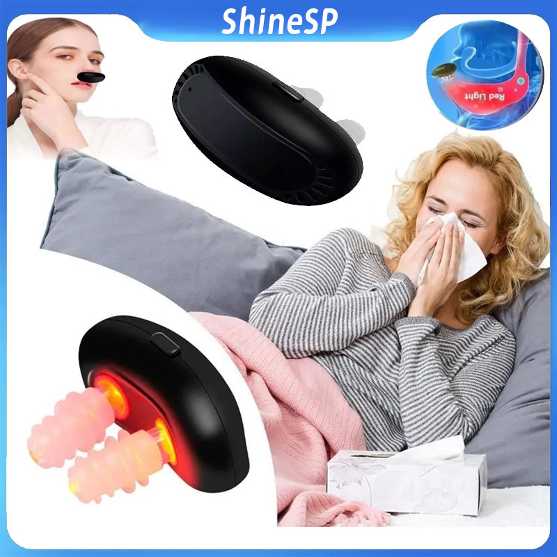 USB Máquina Portátil De Rinite Infravermelha Para Melhorar A Ventilação Nasal Instrumento De Terapia Com Luz Vermelha