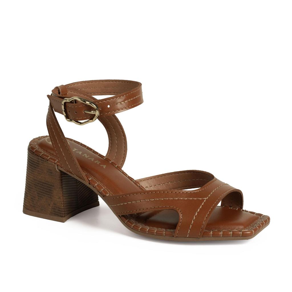 Sandália Tanara de Salto Bloco Feminina T9243 em Oferta na Shopee
