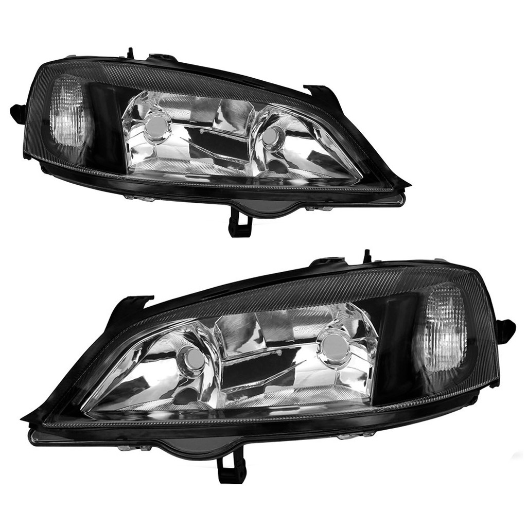 Par Farol Astra 98 99 2000 2001 2002 Foco Duplo Máscara Negra