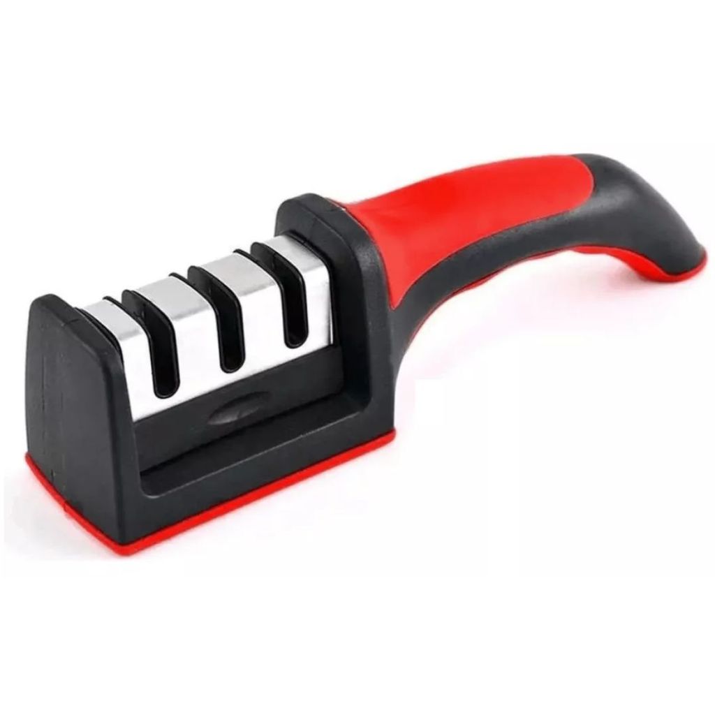 AFIADOR E AMOLADOR DE FACAS E TESOURAS 3 TIPOS DE PEDRAS em Oferta na Shopee