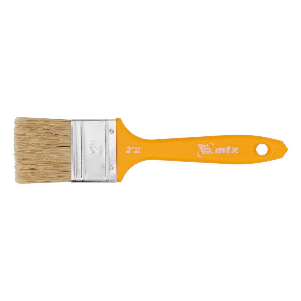 TRINCHA/PINCEL 2, PARA VERNIZ, CERDAS BRANCAS, CABO DE PLASTICO, 1PC // MTX