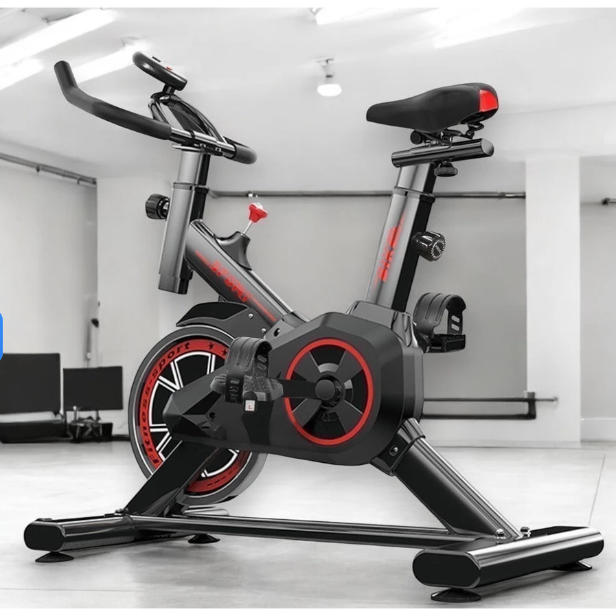 Bicicleta Spinning Ergométrica Para Exercícios Com Monitor Profissional Sport Suporta até 120kg