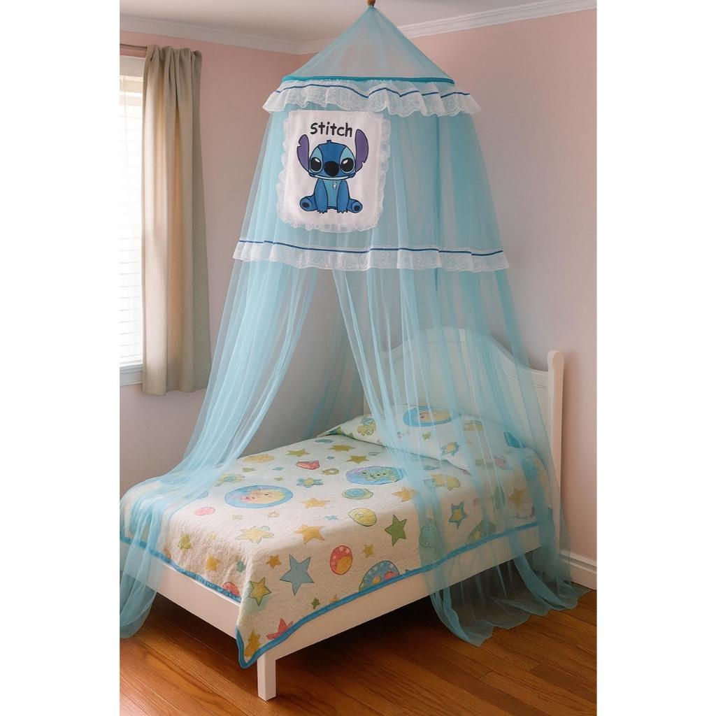 Mosquiteiro Infantil Personagens com Elastico p/ Cama De Solteiro e Casal (menina e menino) NÃO TEM ABERTURA LATERAL