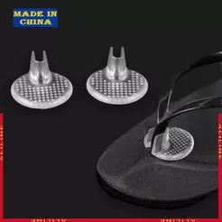 1 Par Almofadas Gel Silicone Macio , Protetores Dedo Do Pé , Tanga , Sandália , Flop , Inserções , Palmi
