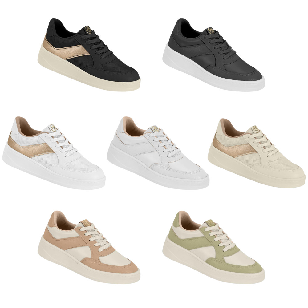 Tênis Feminino Modare Leve E Confortável Sola Reta 7402.102 em Oferta na Shopee