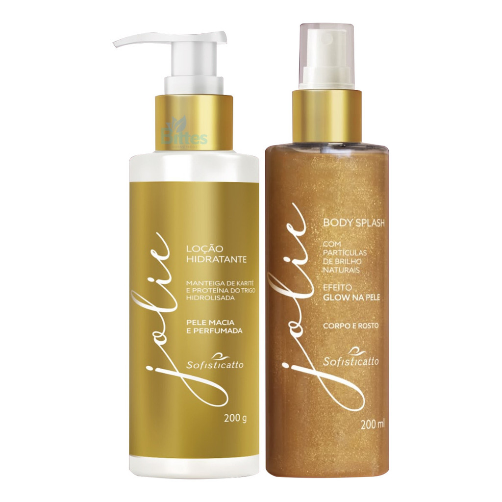 Kit Jolie Sofisticatto Cosméticos Corporal Frescor Cuidado