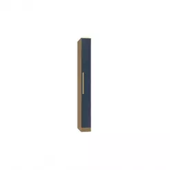 Guarda-roupa 1 Porta Kappesberg Adapt Nogueira/azul Profundo 25cm