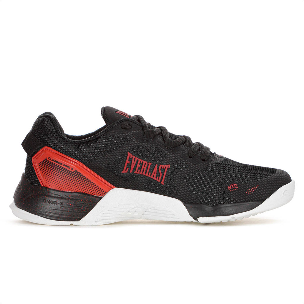 Tênis Everlast Climber Pro 3 Preto e Vermelho - Masculino