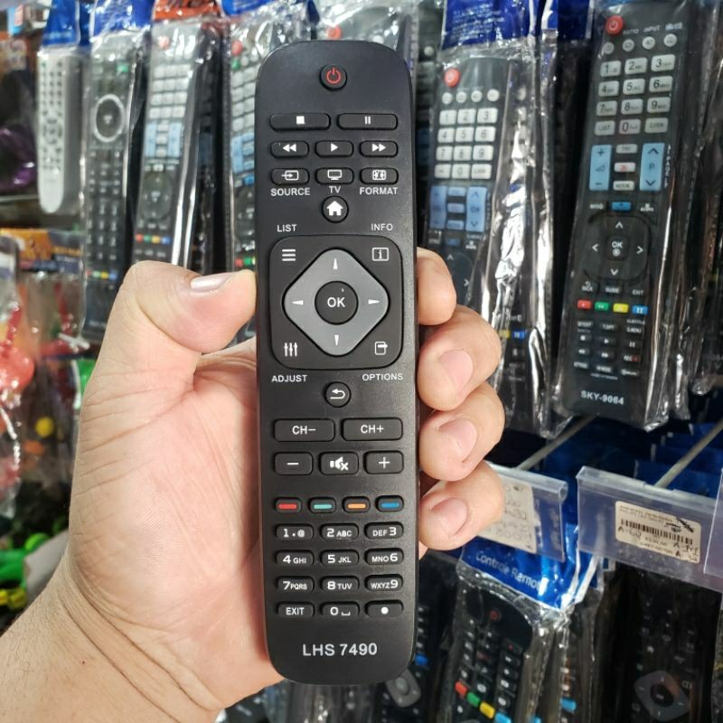 Controle Remoto Para TV Philips Led Sem Smart LHS 7490 LHS 111