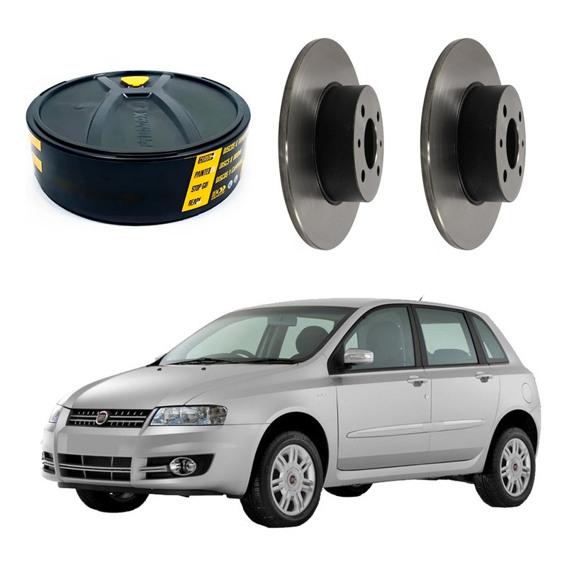 Disco Freio Traseiro Stilo 2.4 2003 A 2011