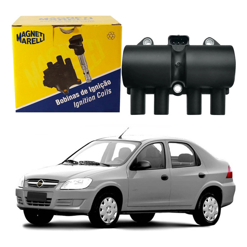Bobina De Ignição Marelli Prisma 1.0 Flex 2009 A 2010 em Oferta na Shopee