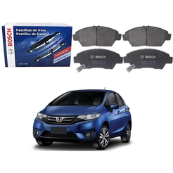 Pastilha Freio Dianteira Bosch Fit 1.5 2015 A 2017