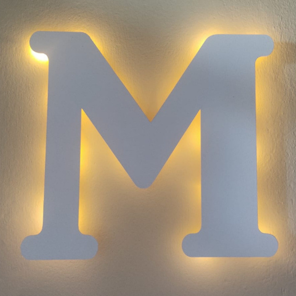 Letra Luminosa Led Decoração Personalizada e Iluminada