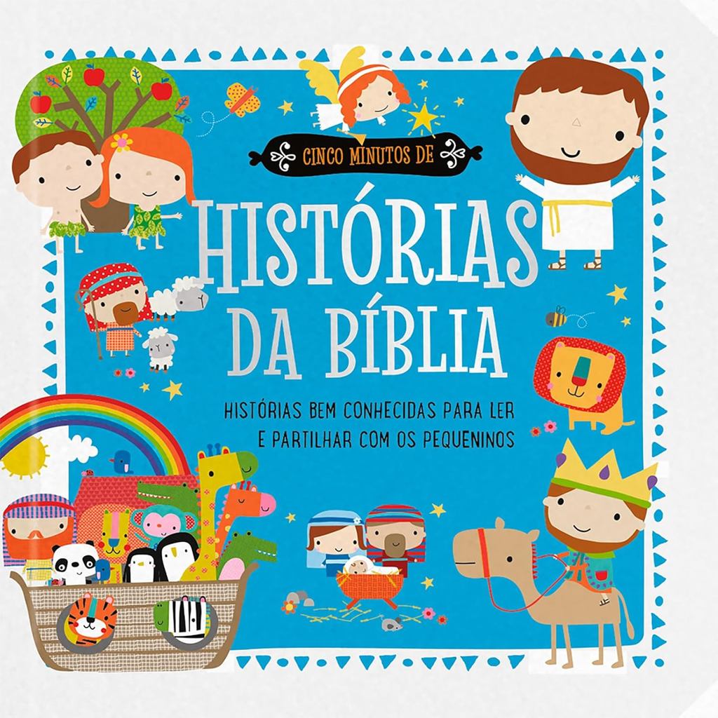 Cinco Minutos de Histórias da Bíblia: Histórias Bíblicas Rimadas Para Ensinar fé e Oração Desde a Infância em Oferta na Shopee