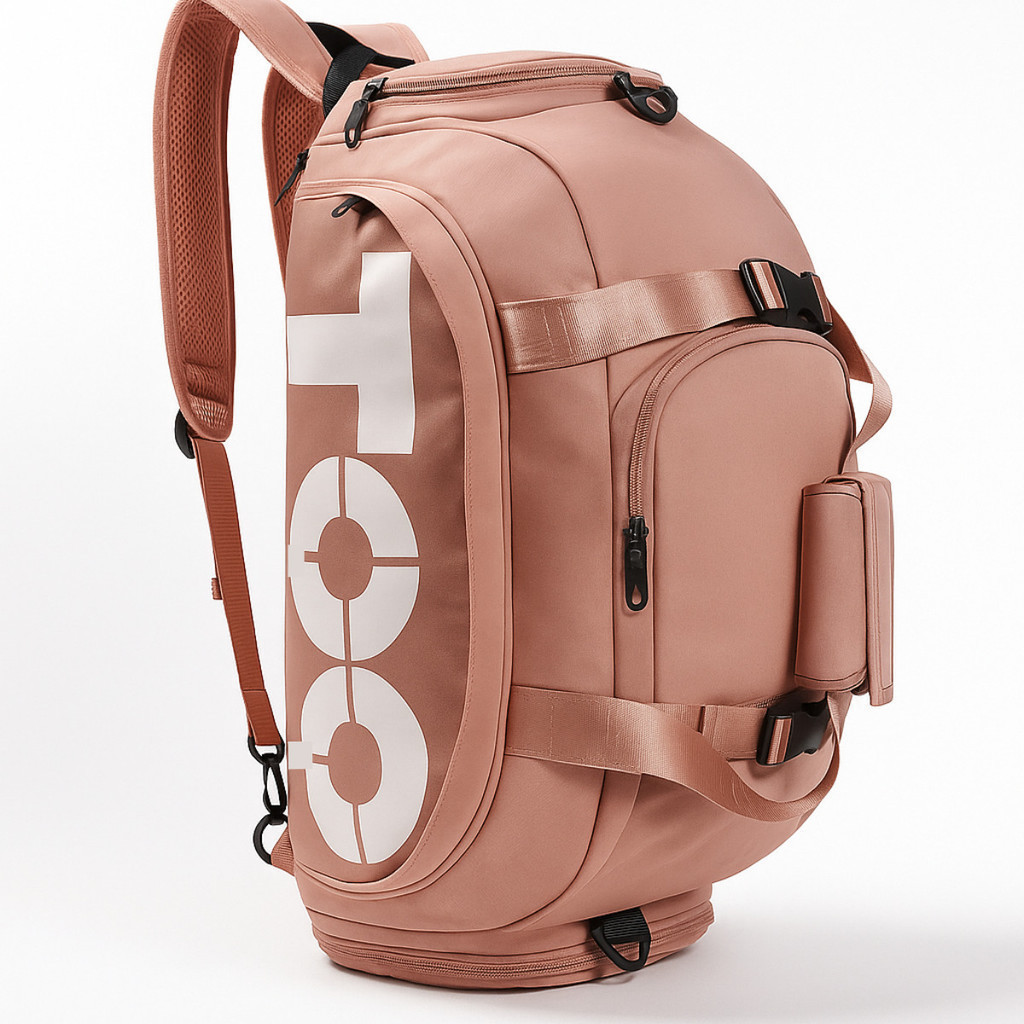 Bolsa de Academia Impermeável | Mala Esportes Flexível que Vira Mochila em Oferta na Shopee