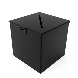 Caixa Urna Cofre Sugestões Cor Preta Acrílico "Não Acompanha Cadeado"  Votação Decoração em Oferta na Shopee