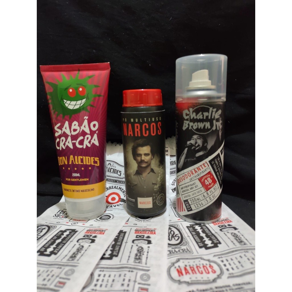 Kit Higiene Masculina (sabonete Intimo + Talco Antisseptico + Desodorante) Don Alcides