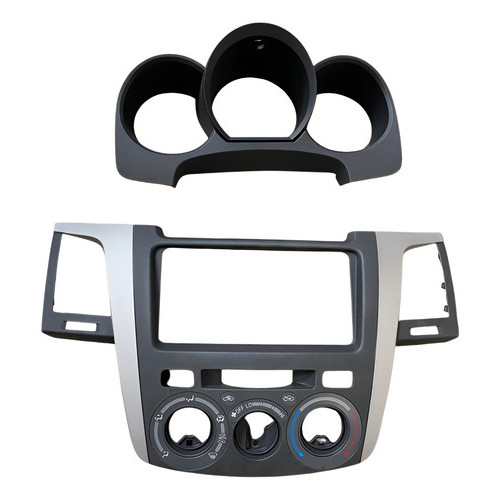 Moldura Painel Instrumento E Radio Toyota Hilux 2005 A 2012