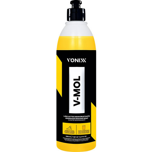 V-mol 500ml Vonixx Shampoo Lava Autos Desincrustante