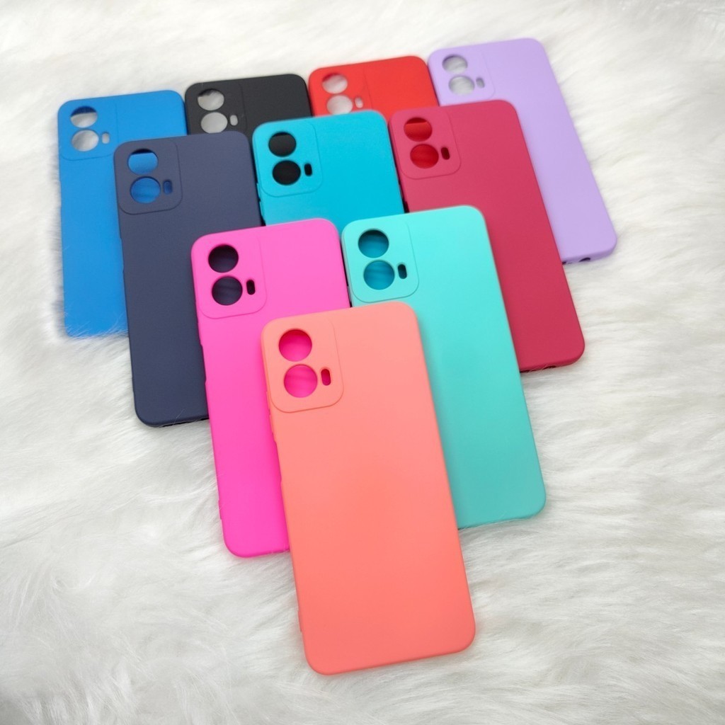 Capa Capinha Silicone Aveludada Case Para Motorola G04/G04s/E14 MotoG 04 / G 04s / E14 em Oferta na Shopee