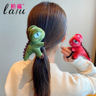Coreia coreia bonito pequeno dinossauro anel de cabelo único alta elástica faixa de borracha feminino ins influenciador 