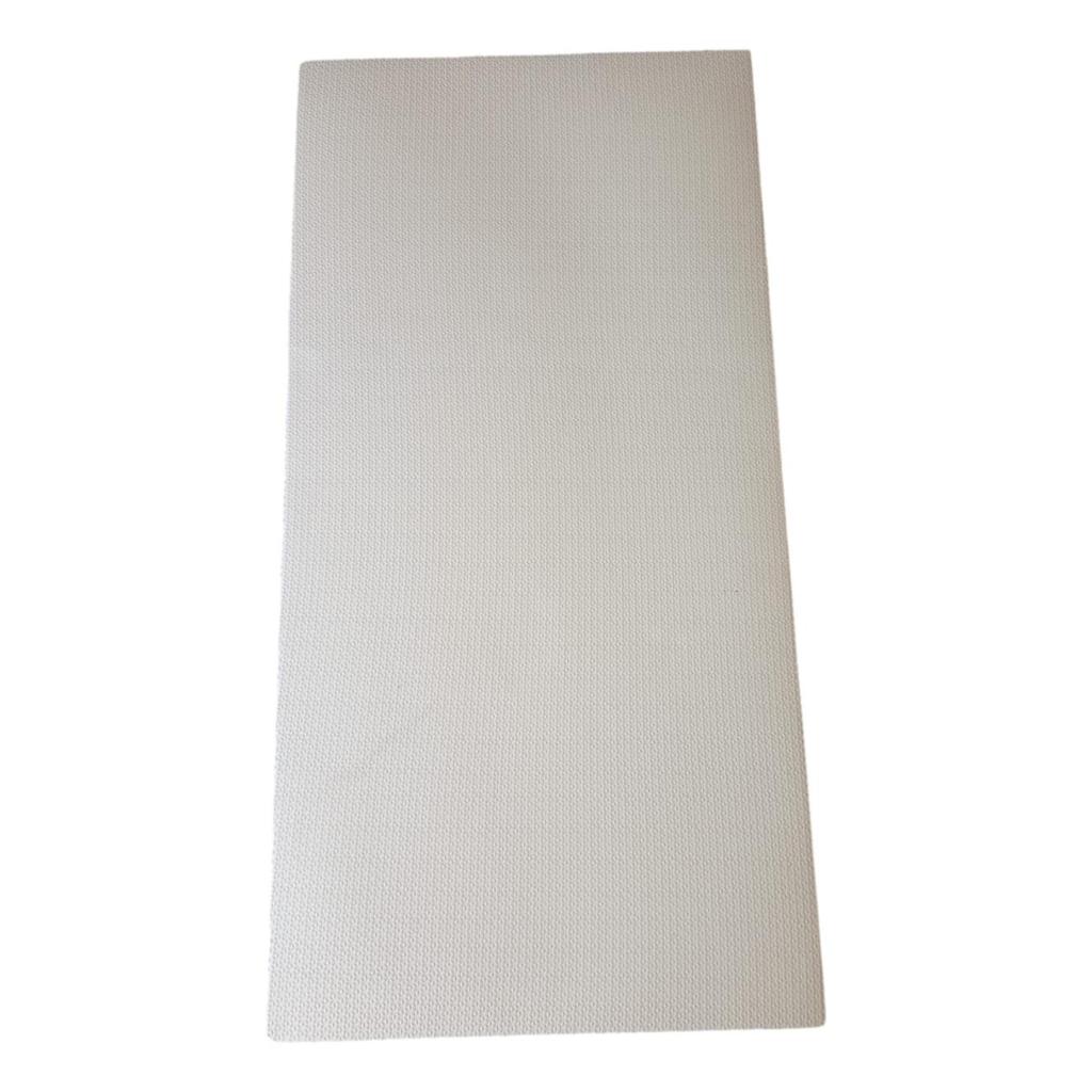 Colchonete EVA Tapete Tatame 100x50x1cm 10mm Creme Bege Linha Premium
