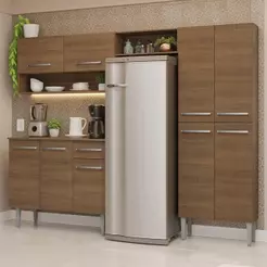 Armário De Cozinha Completa 229cm Rustic Emilly Madesa 017