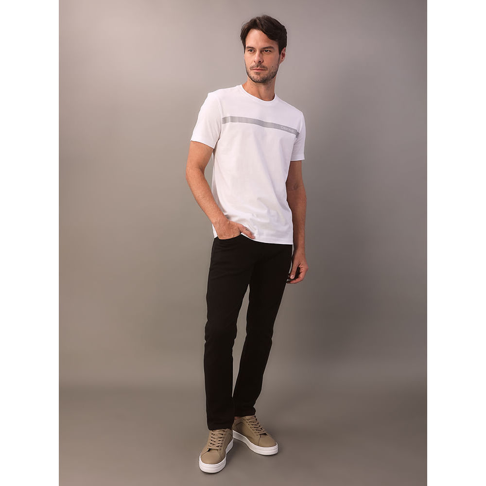 Camiseta Masculina Palito Gel - Branco 2