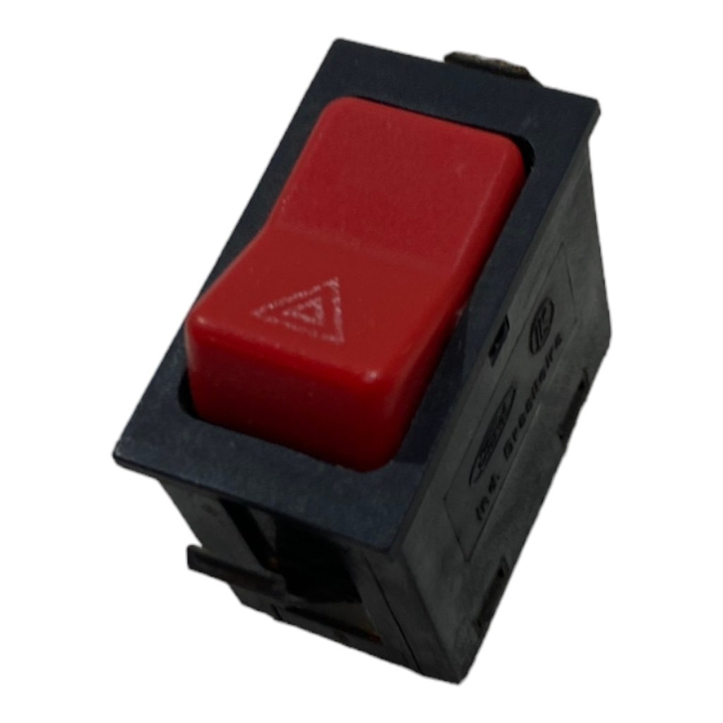 Botão Interruptor Alerta Ford Cargo 12v 712 814 815 Original Preto