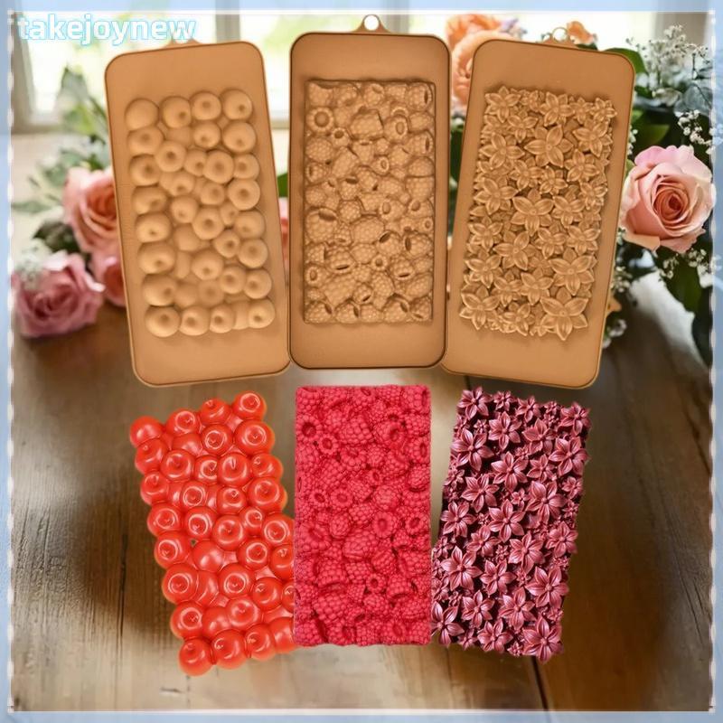 [takejoynewBR] Molde De Silicone De Framboesa 3D Para Decoração De Bolo , Chocolate E Biscoito Tbr em Oferta na Shopee