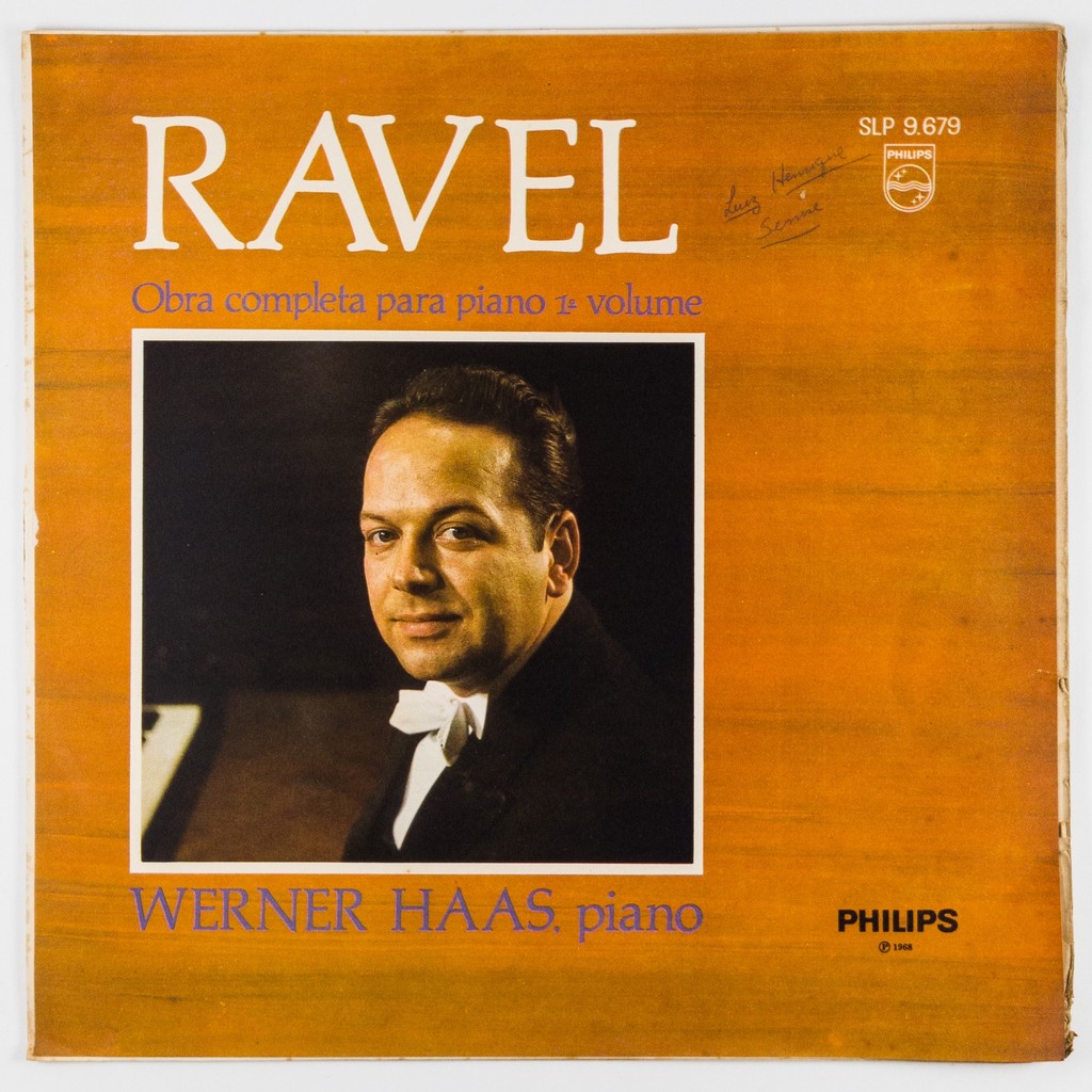 Disco Vinil LP Ravel Werner Haas Piano Volume 1 D982