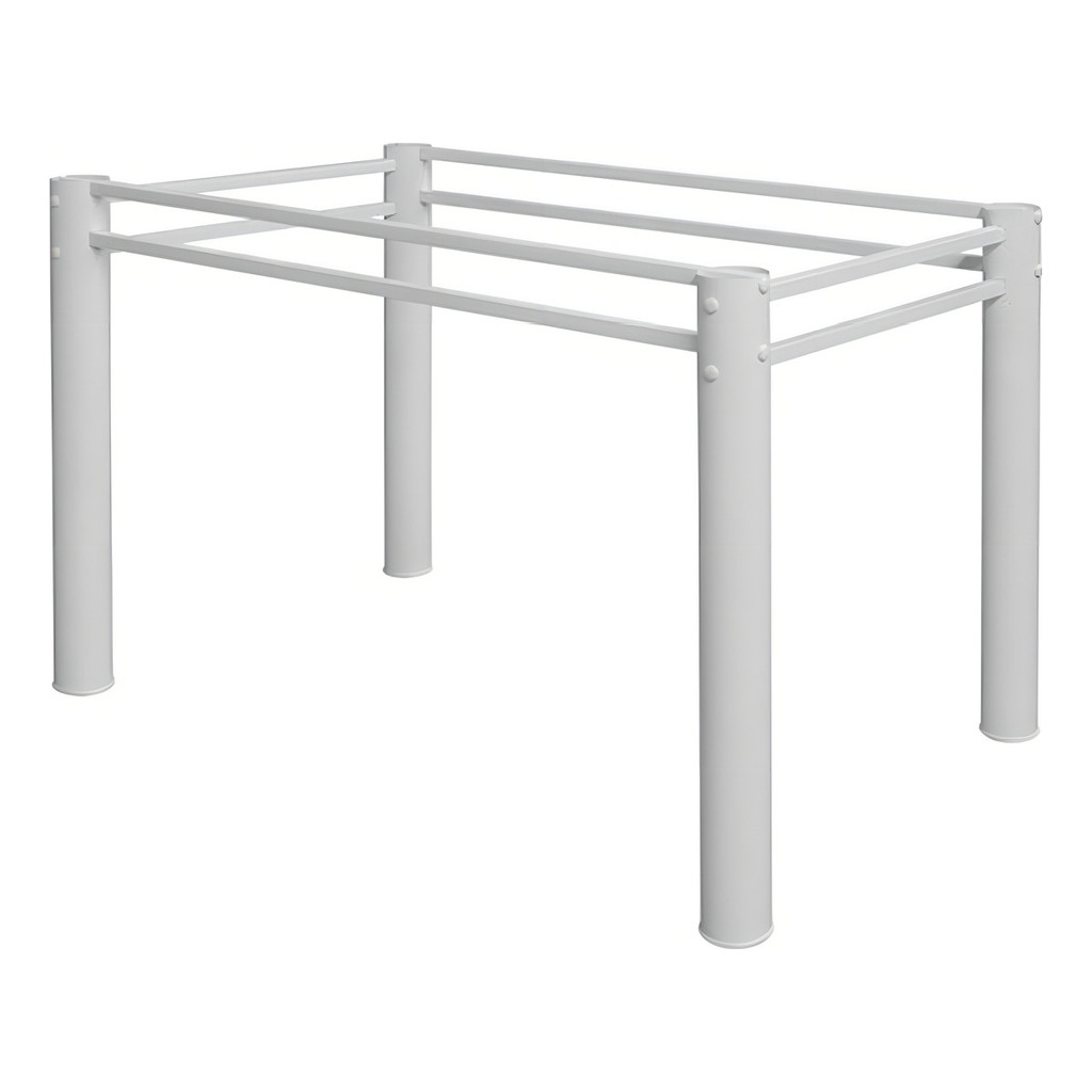 Base Para Mesa Jantar Itália até 120cm de Tampo Vidro Pedra Madeira medida da base 100cm x67,5cm em Oferta na Shopee