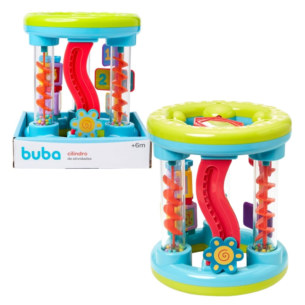 Cilindro De Atividades Brinquedo Interativo - Buba em Oferta na Shopee