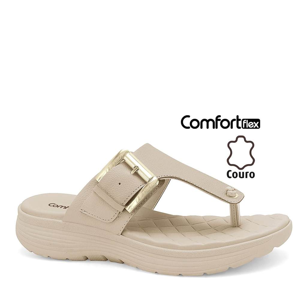 Chinelo Relax Almond Comfortfelx 2543401-2