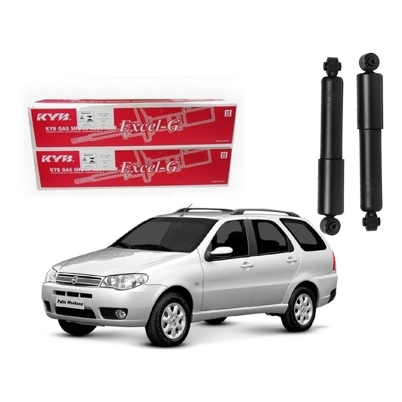 Par Amortecedor Traseiro Palio Weekend 1.4 2005 A 2012 em Oferta na Shopee
