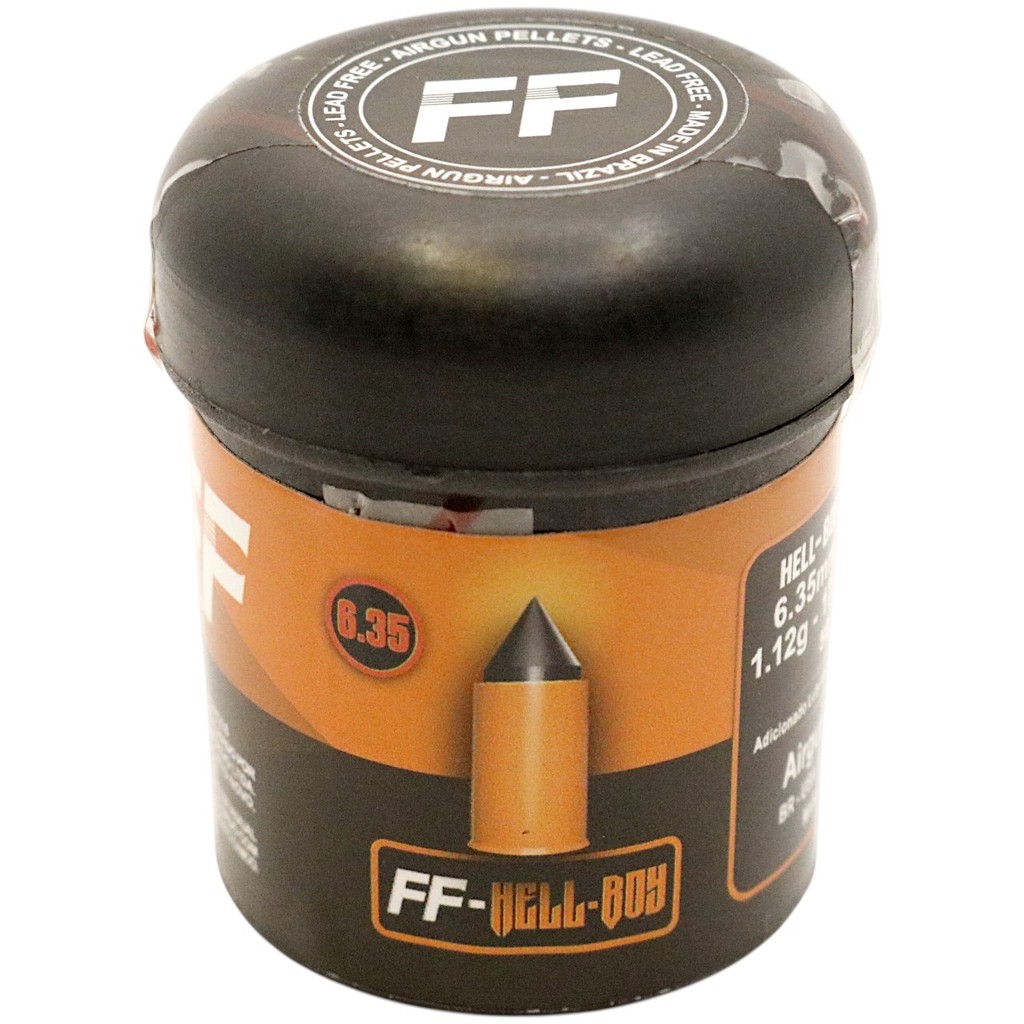 Chumbinho FF Hell Boy Titanium 6.35mm (.25) - 50un em Oferta na Shopee