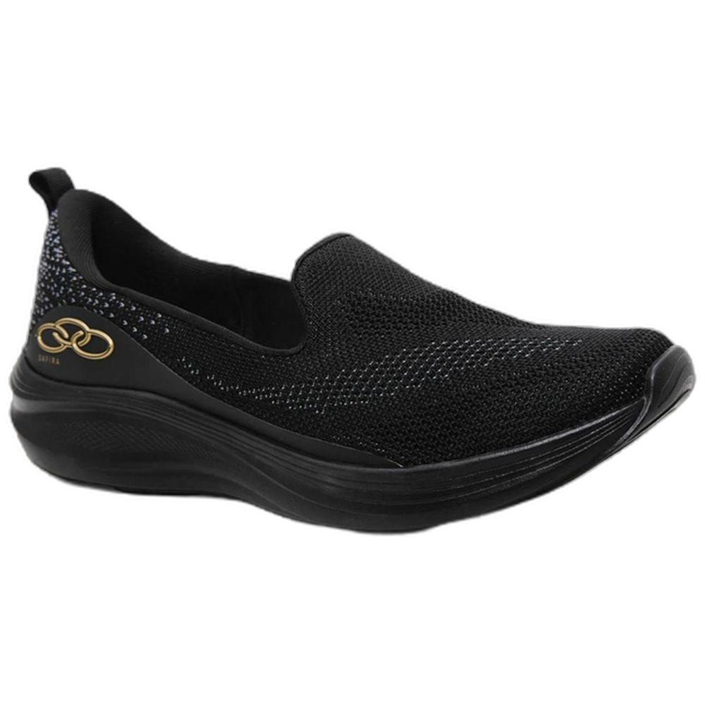 Tênis Olympikus Safira Feminino - Chumbo e Preto