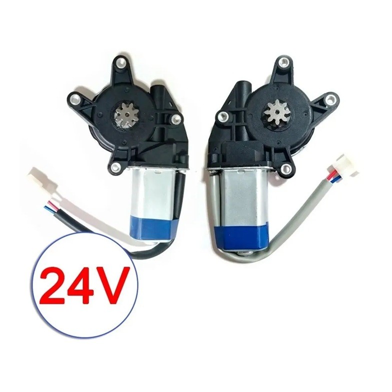 Motor Vidro Eletrico Mabuchi 24 Volts 8 Dentes Para Caminhão